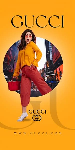 Gucci advertisement