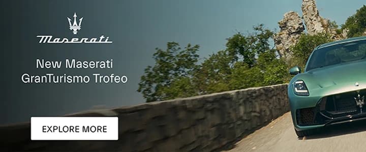 New Maserati GranTurismo Trofeo advertisement