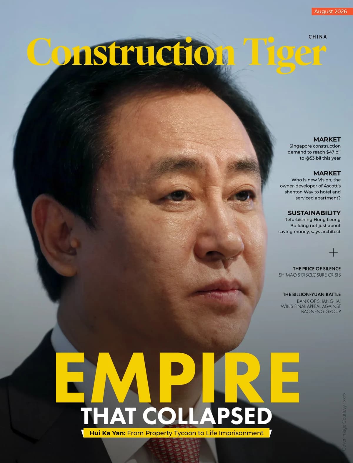 August 2026 Construction Tiger China · Asia Pacific issue: Empire that collapsed