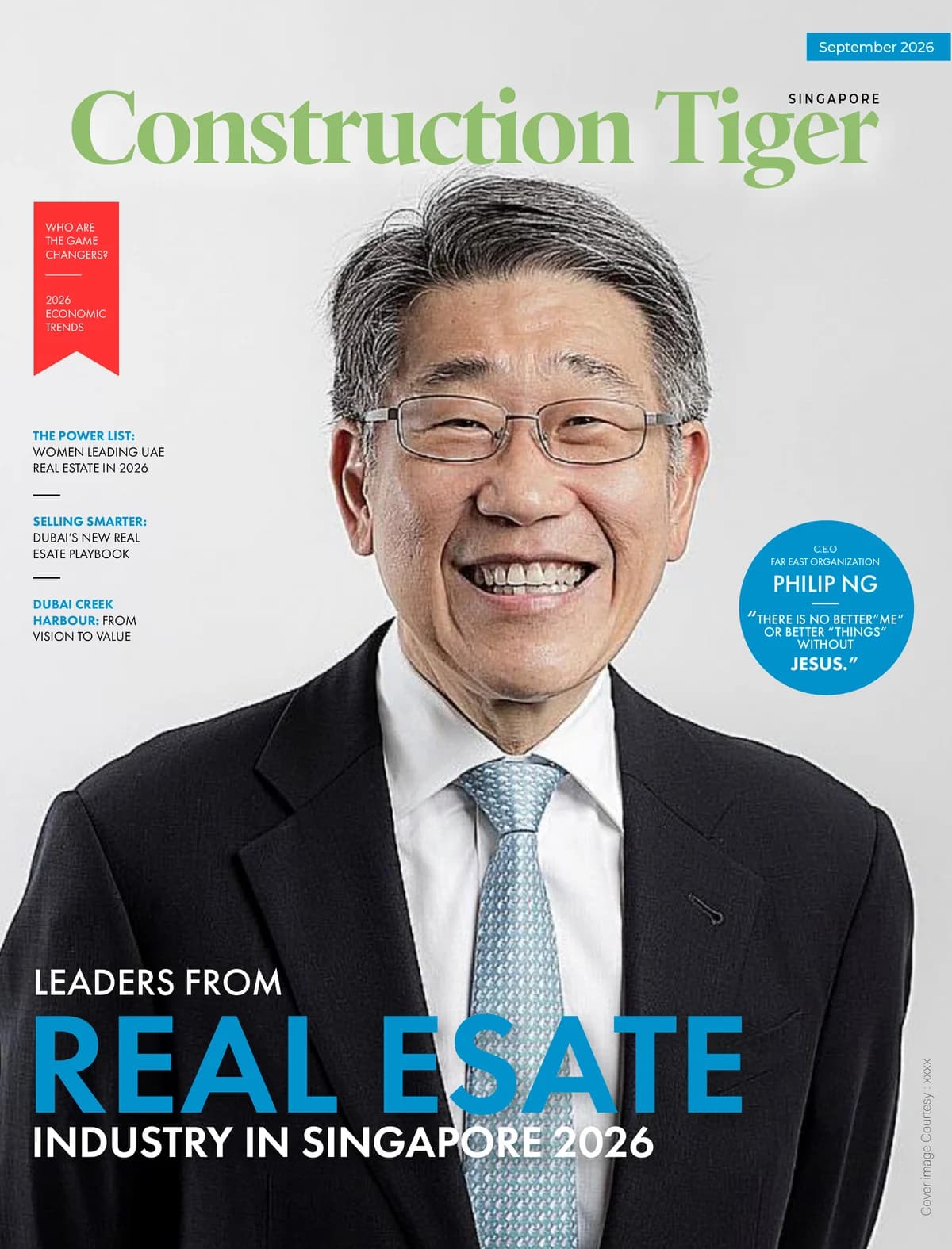 September 2026 Construction Tiger Singapore issue: Leaders from real estate in Singapore